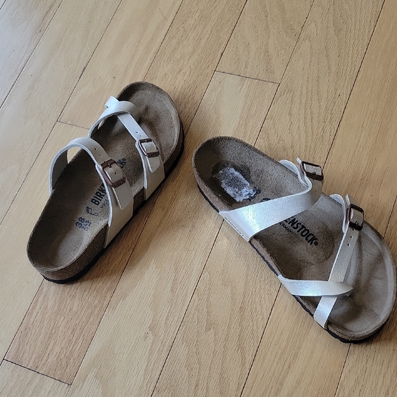 Birkenstock Mayari Sandal In Graceful Pearl White - Picture 1 of 16